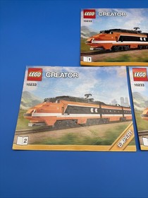 LEGO&reg; Creator Expert 10233 Horizon Express Instruction Manuals Only! Some Wear!