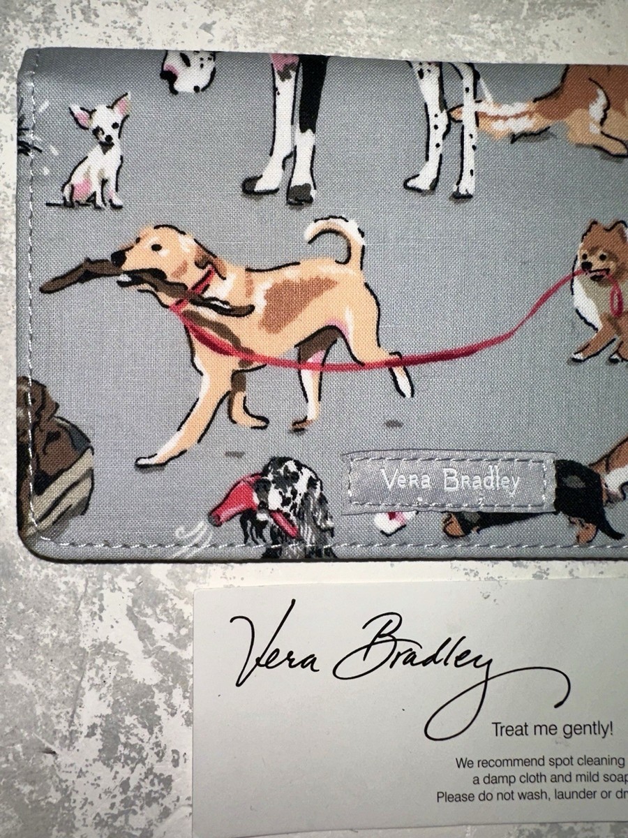 VERA BRADLEY Checkbook Cover BEST IN SHOW #24415-R42 NWT RETIRED