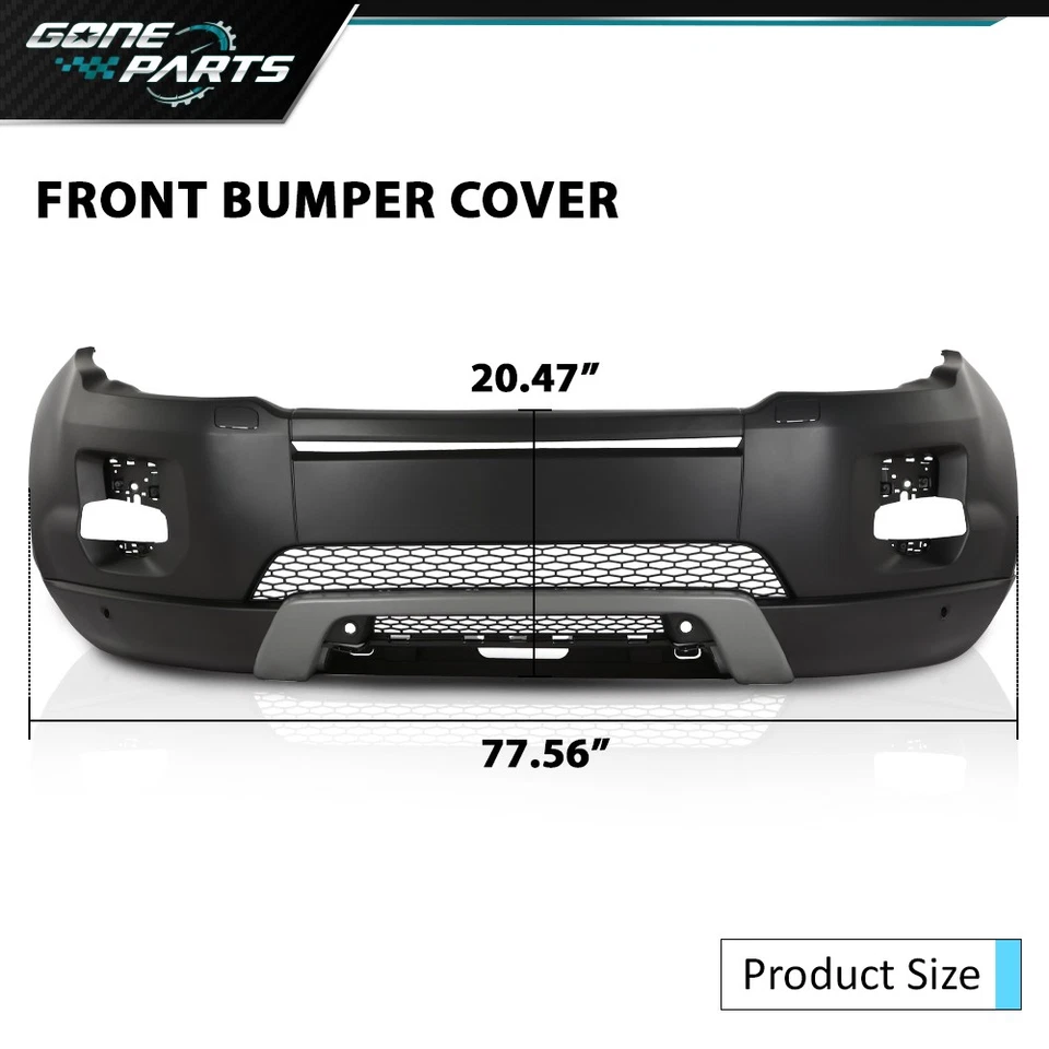 Fit For 2012-2015 Land Rover Range Rover Evoque Replacement Front Bumper Cover Foto 4 de 4