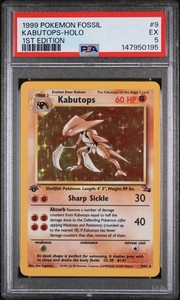 Kabutops 9/62 Fossil Holo 1st Edition