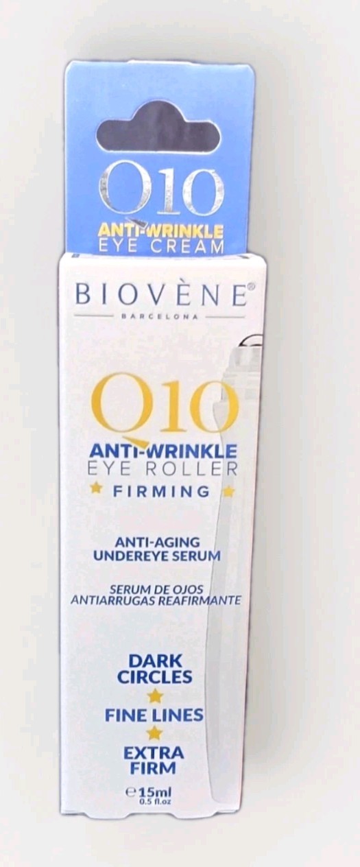 Eye Roller Anti-Wrinkle Serum for Dark Circles & Puffy Eyes 15ml Biovene Q10