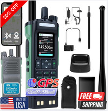 Digital Handheld Radio Scanner Fire Police VHF FM EMS Ham 2 Way Transceiver Dual