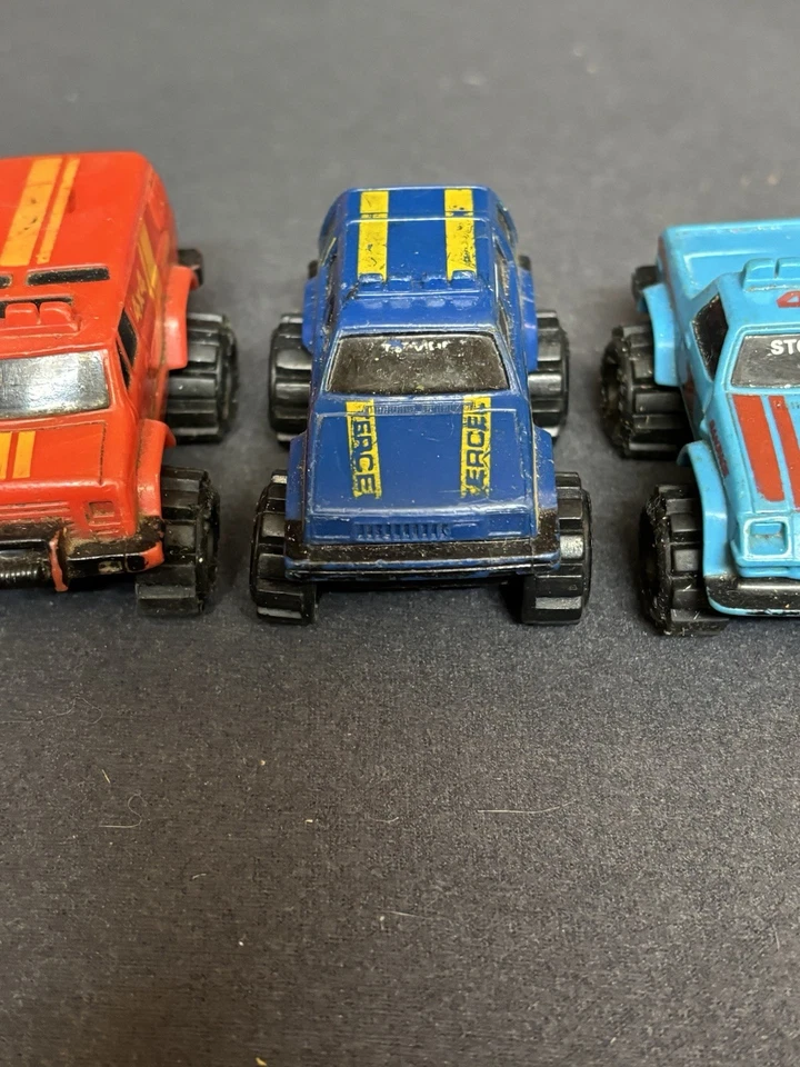 Vintage Lot Of 3 80s Schaper Stomper Mini 2.5" Chevy  Toyota Tercel Blazer 4x4 - Image 3 of 4