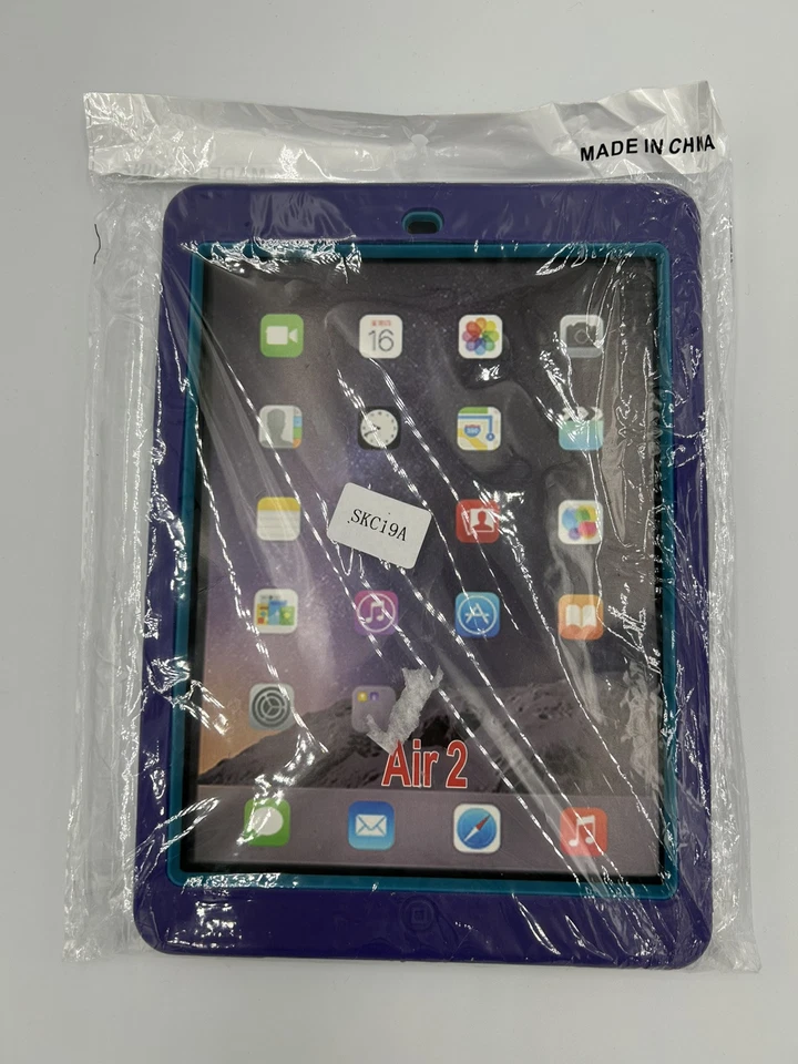 Purple Ipad Case For Air 2 Apple Ipad, Rugged Plastic Rubber.                 1K - Image 2 of 4