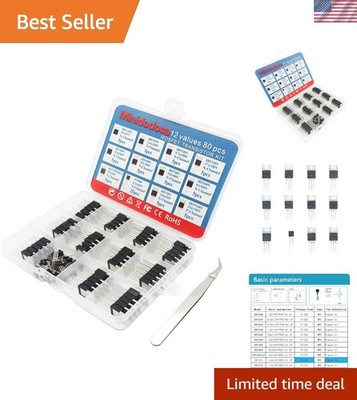 Robust NMOS & PMOS Transistor Kit - IRFZ44N and 2N7000 for Advanced Electronics