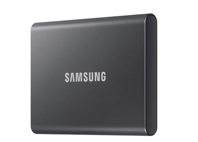 Samsung T7 Portable 2TB externe SSD Festplatte USB3.2 GRAU MU-PC2T0T/WW