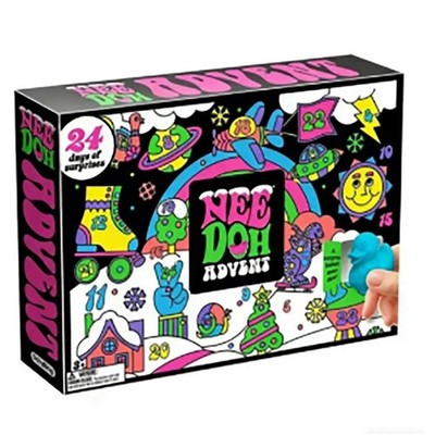   2026 NeeDoh Advent Calendar  | 24-Day Christmas Countdown Surprise Unbranded