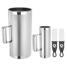 3"x8"/6"x12" Stainless Steel Guiro Instrument Musical Training Tool with Scraper