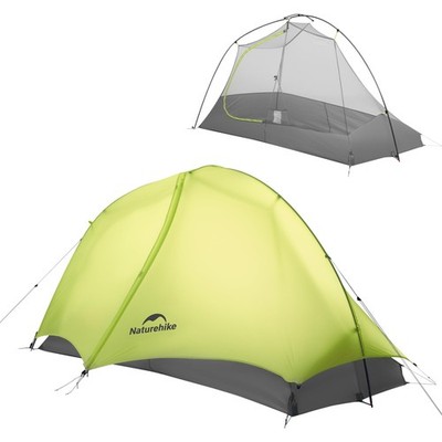Ultralight Tent 1 Person 2.3lb Compact Easy Setup Backpacking Green Naturehike