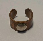 Vintage Signed & Dated AVEDON 1975 Copper Ring — photo 1