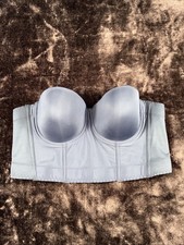 36 B Black Corset Style Bra Unbranded