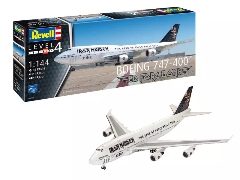 Revell Boeing 747-400 Ed Force One décor salon passionné aviation 1/144