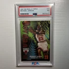 Michael Jordan PSA 7 Skybox Z-Force #23 Vintage Basketball Collector Card 1997