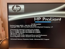 HP ProLiant DL360 G7 Server. Dual Xeon E5506, 24GB RAM, 2x146GB SAS.