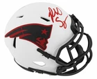 Richard Seymour Signed New England Patriots Lunar Mini Helmet Beckett