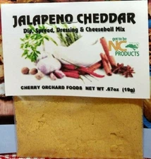 Jalapeno Cheddar Dip Mix (2 mixes) dips, spreads, cheese balls &salad dressings