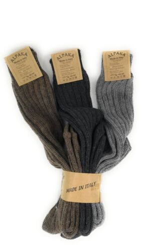 Calzini Lunghi Unisex in Lana e Alpaca Multicolore 60% Lana 40% MADE IN ITALY - Imagen 7 de 14
