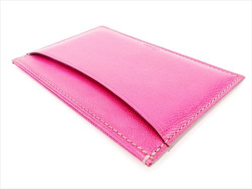 Cartier Kartenetui Logo rosa Leder Frau authentisch gebraucht D1827 - Bild 4 von 7