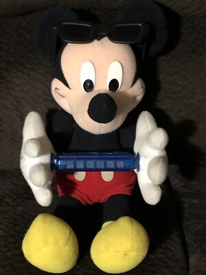 Plush Mickey Mouse Playing Harmonica