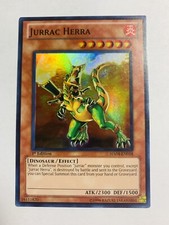 Yugioh - Jurrac Herra - 1st Edition - Super Rare LP - Free Holographic Card