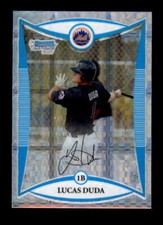 LUCAS DUDA 2008 BOWMAN CHROME #BCP147 ROOKIE XFRACTOR PARALLEL #225/250 BF2645