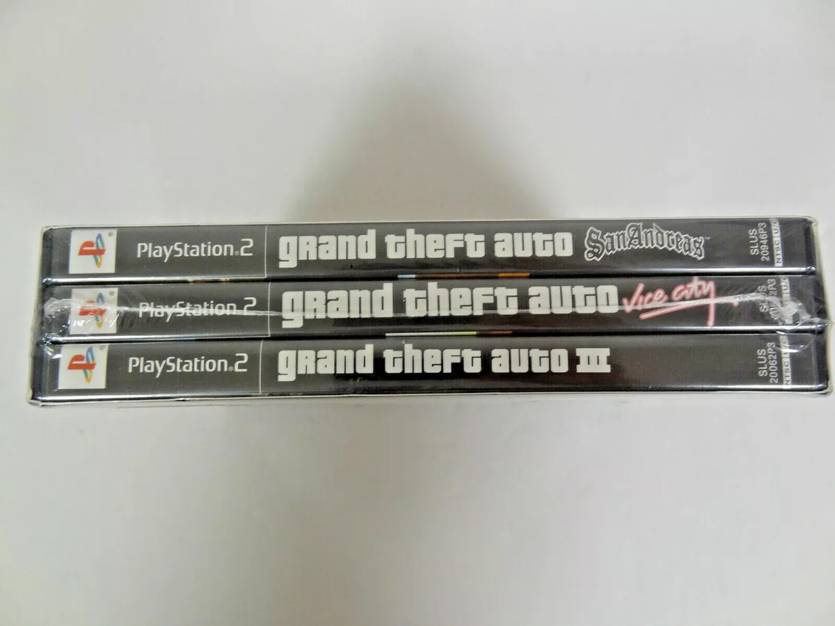 PlayStation 2 PS2 Grand Theft Auto Trilogy NEW Box GTA 3 III San Andreas  SEALED 710425371110