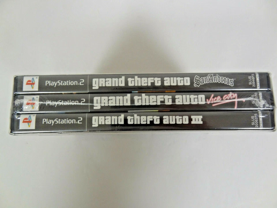 PlayStation 2 PS2 Grand Theft Auto Trilogy NEW Box GTA 3 III San Andreas SEALED - Image 2 of 4