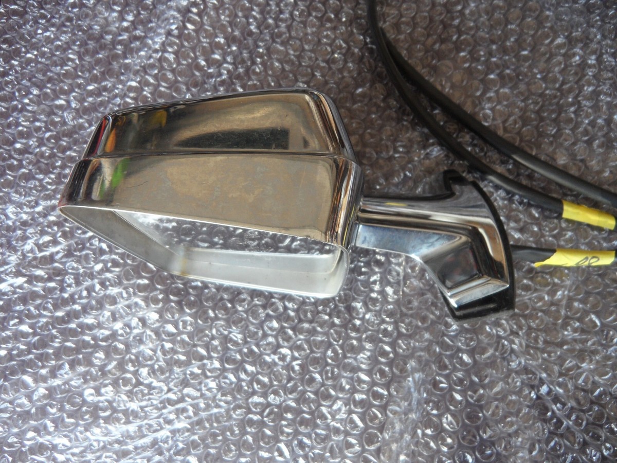 70's 80's Cadillac Driver (Left) Side Mirror with Thermometer
