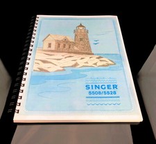 Manual de instrucciones de máquina de coser Singer 5508 5528 COPIA A COLOR ENCUADERNADA EN ESPIRAL
