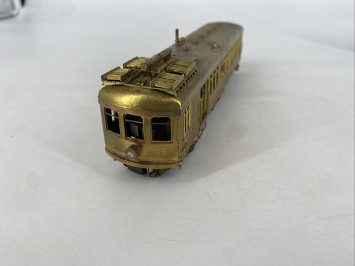 HO BRASS MEW HALL-SCOTT MOTOR CAR NEVADA COPPER BELT #2 RUNS WELL MADE IN JAPAN - 第 5/8 張圖片