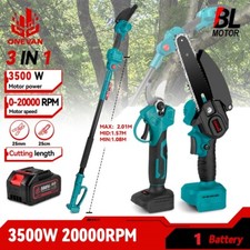 Teleskop Astsäge Teleskopsäge Akku Kettensäge Astschere Hochentaster 1 Batterie