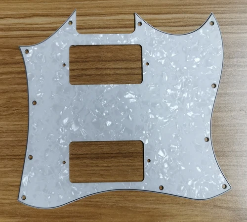 Guitar Parts For Epiphone G310 SG Guitar pickguard PAF Humbucker, White Pearl
