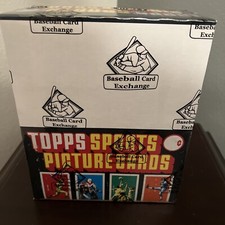 1986 TOPPS BASEBALL RACK PACK BOX BBCE AUTHENTICATED (FASC) FROM A SEALED CASE