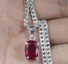 Natural 11.35 Ct Padparadscha Pink Sapphire Oval Gemstone Pendant Good Luck Gift