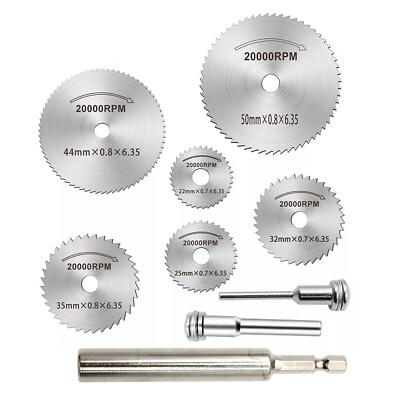 8PCS PVC Pipe Inside Cutter Internal Cutting Discs Wood Circular Saw Blade Set