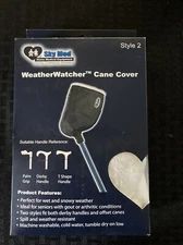 Sky Med Black Weather-Watcher Cane Cover