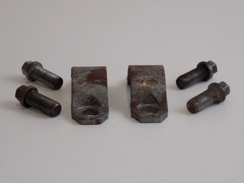 Half Shaft Strap Brackets TWO (2) w/ Bolts OEM 1984 - 1996 C4 Corvette - Picture 3 of 19