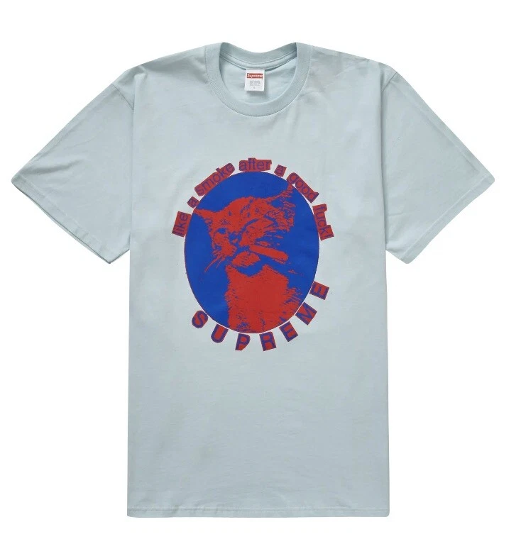 #6 Neuf Supreme SS23 Smoke Tee Bleu pâle Medium
