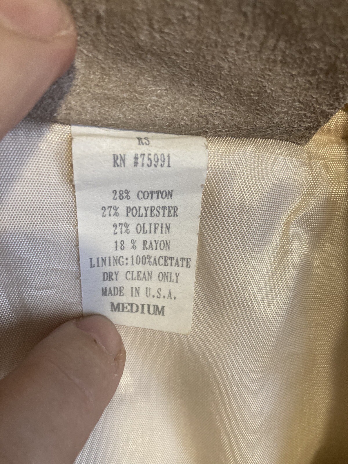 Giacca corta trapuntata vintage dipinta pony made in USA donna media bella!