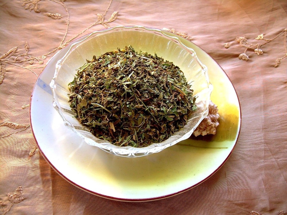 Tea Alfalfa & Mint Peppermint Spearmint Herbal Infusion All Natural No Caffeine