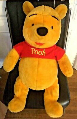 Winnie the Pooh Bear 26â Large Giant Plush Stuffed Animal IN VERY GOOD CONDITION | eBay