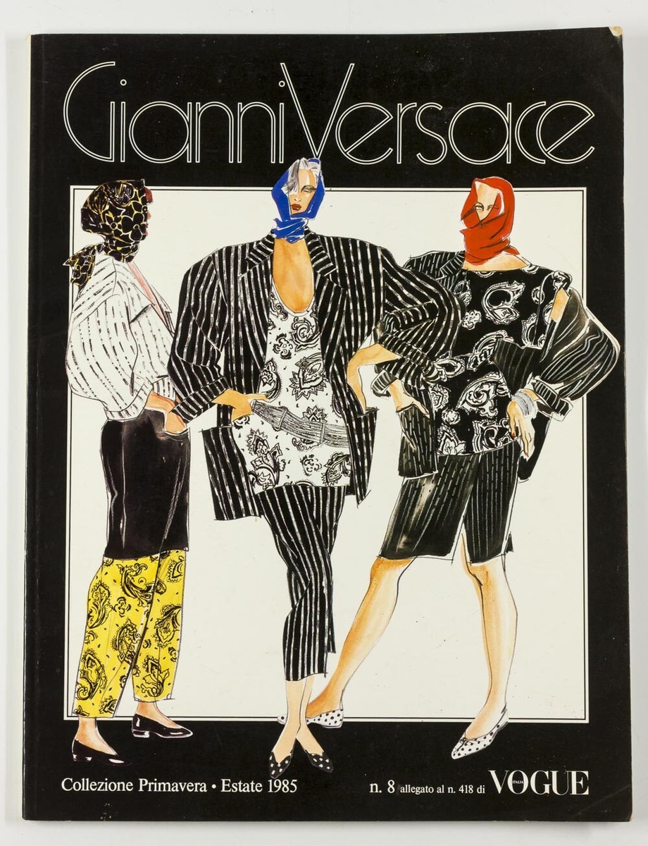 ANTONIO LOPEZ Gianni Versace DAVID BAILEY Spring 1985 vtg LOOKBOOK