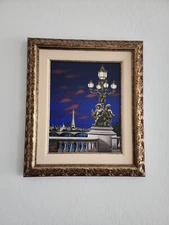 Liudmila Kondakova Pont Alexandre Serigraph on Linen