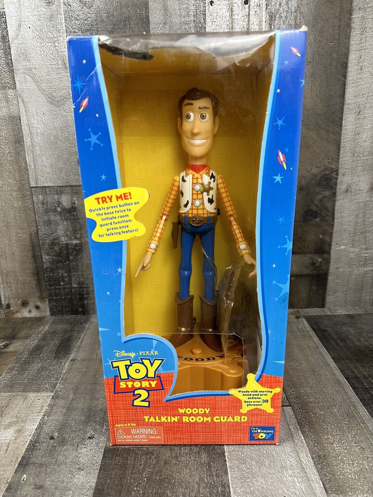 Toy Story 2 Woody Talk in’ Room Guard. 40cm Tall .