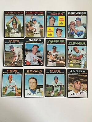 1971 Topps Baseball Cards U-Pick 1 to 300