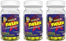 NVE Pharmaceuticals Swarm Extreme Energizer -  20 Capsules (Pack of 3)