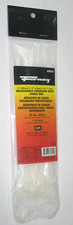 Forney 62055 Releasable Std Dty White Cable Ties 8" Long Nylon 50 lb Cap 25pk
