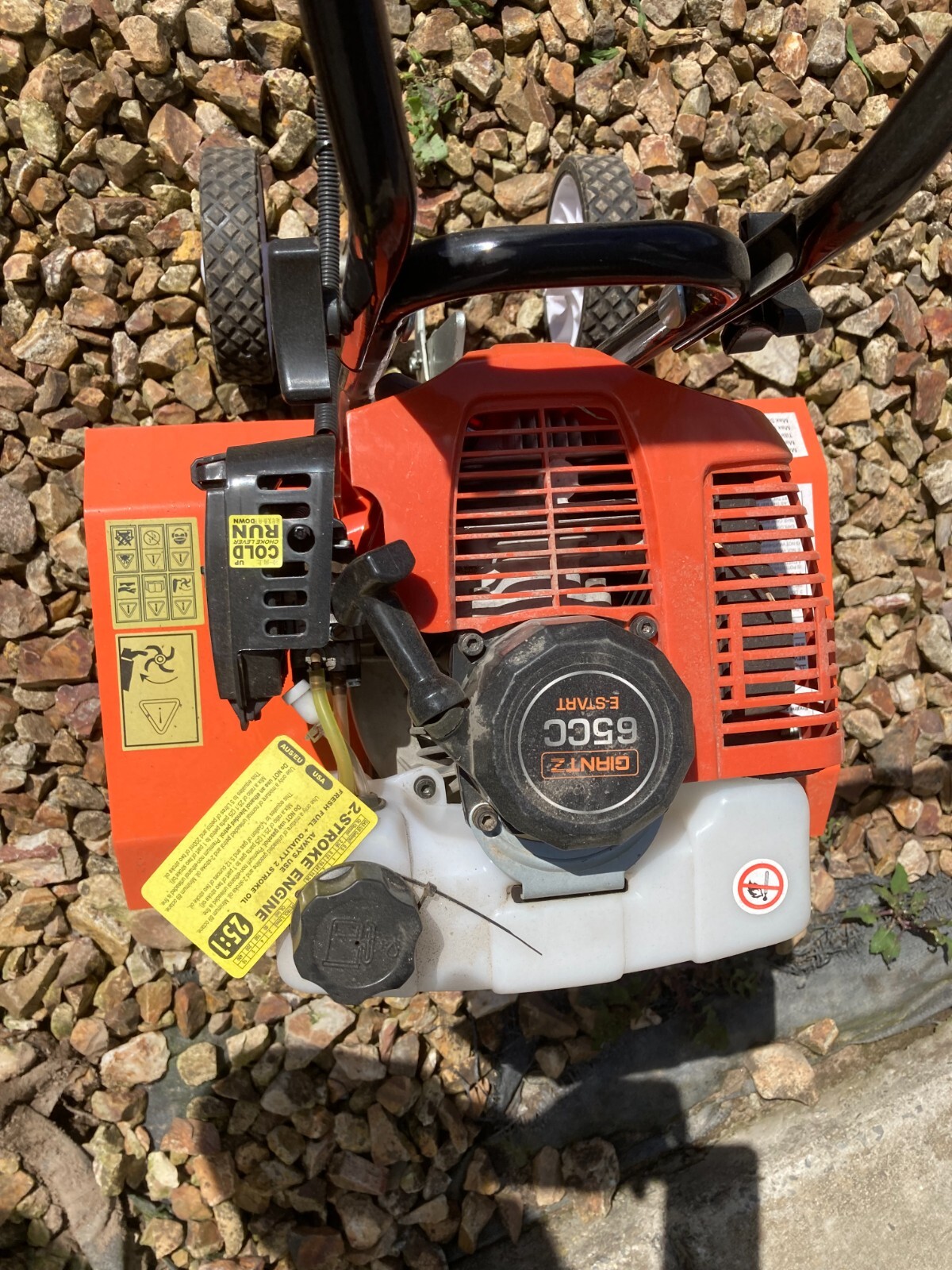 Giantz 65CC Garden Cultivator Tiller Rotary Hoe 36 Tines Rototiller eBay