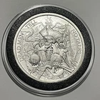 Skeleton Pirate Captain Collector Coin 1 Troy Oz .999 Fine Silver Ag Round Medal