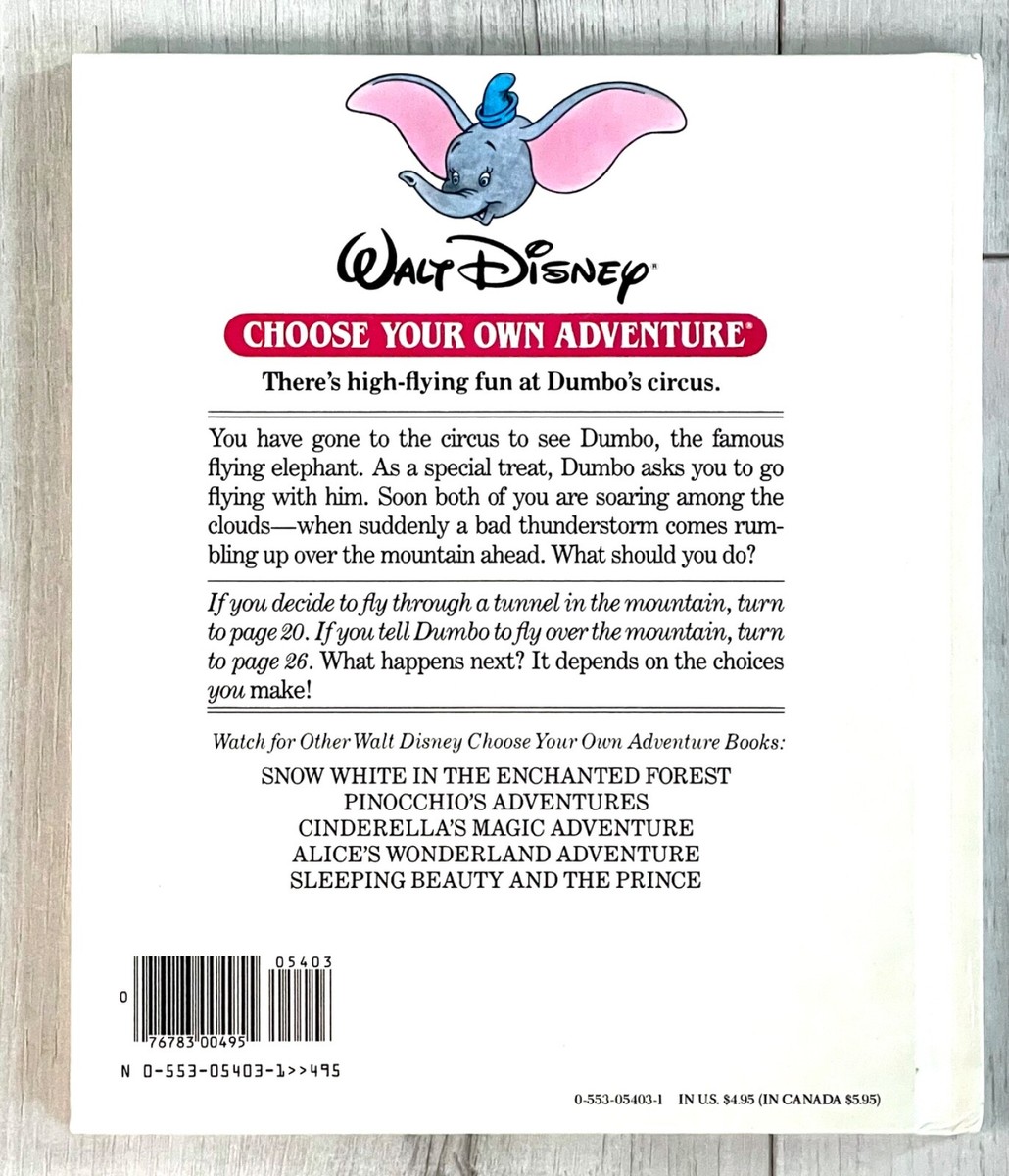 Dumbo's Circus Walt Disney Choose Your Own Adventure Hardcover